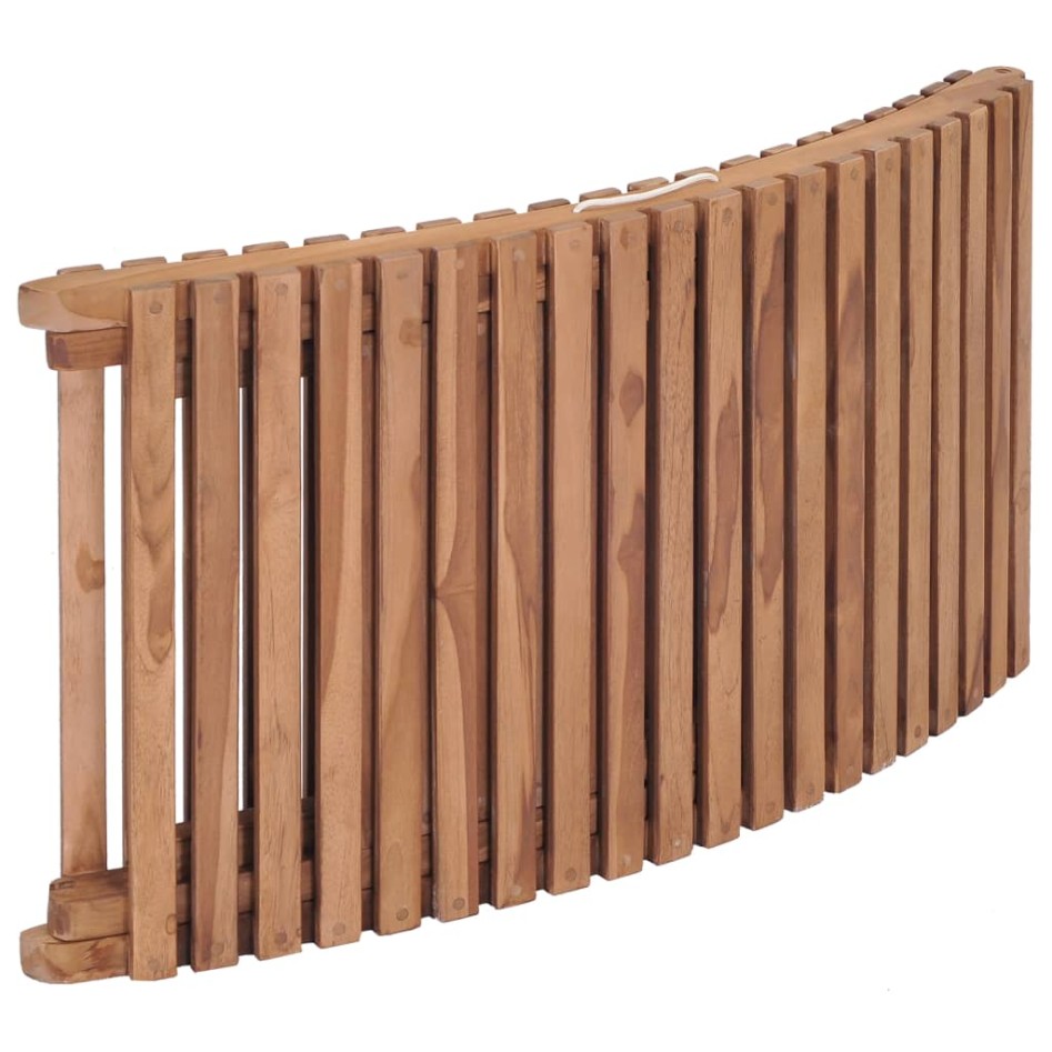 Tumbona plegable de madera maciza de