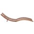 Tumbona plegable de madera maciza de