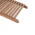 Tumbona plegable de madera maciza de
