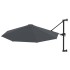 Sombrilla de pared con barra de metal antracita 300