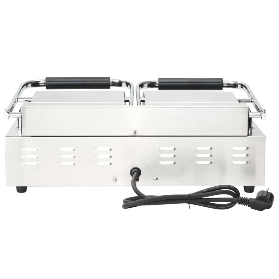 Grill parrilla estriada doble 3600 W 57x30,5x20