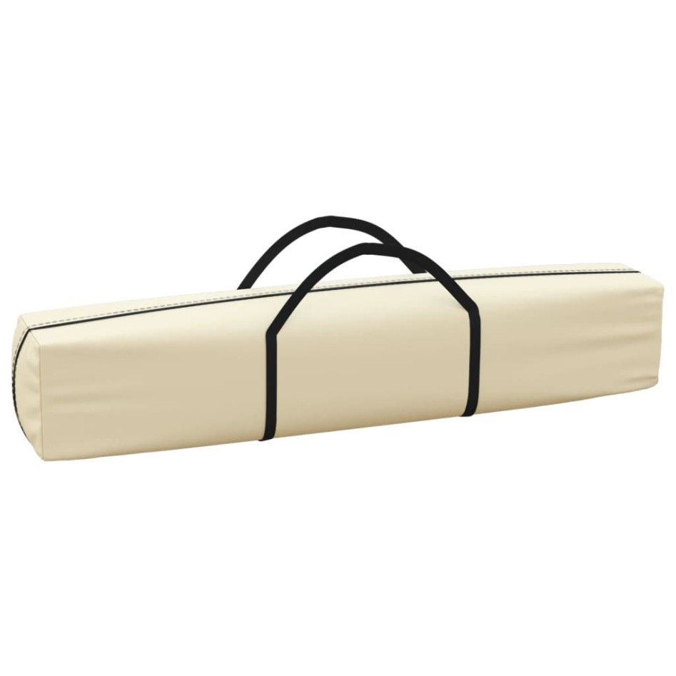 Carpa para fiestas plegable con paredes laterales crema 3x6