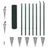Set de euro valla acero verde 10x1,2