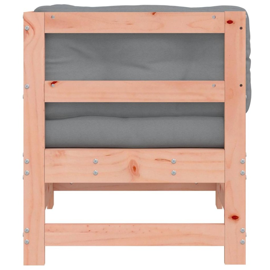 Sofá esquinero con cojines madera maciza de abeto de