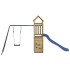 Parque infantil de exterior madera de pino