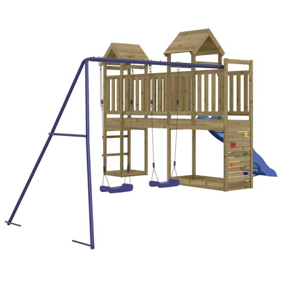 Parque infantil de exterior madera de pino