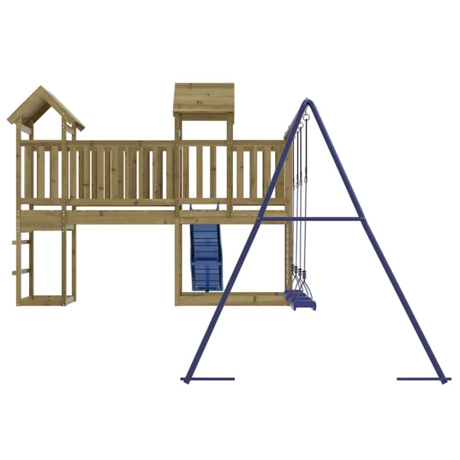 Parque infantil de exterior madera de pino