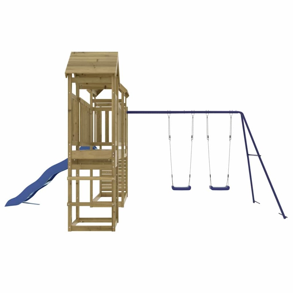 Parque infantil de exterior madera de pino