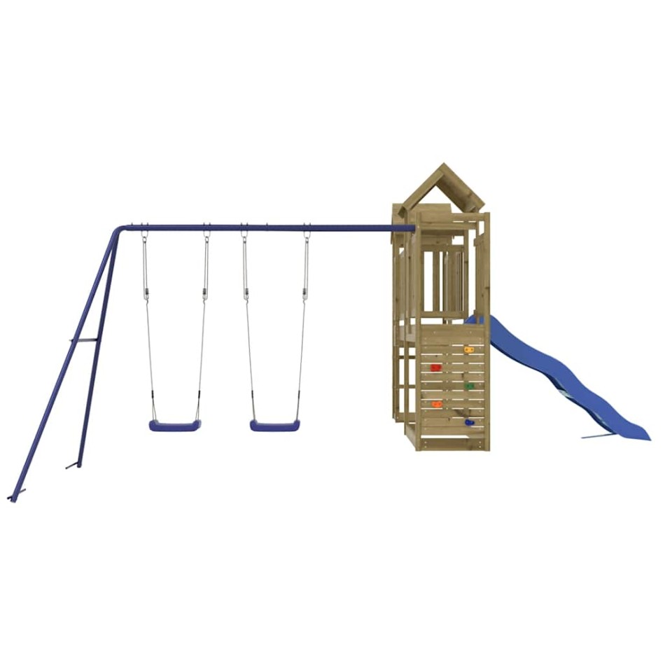 Parque infantil de exterior madera de pino