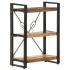 Estantería de 3 niveles de madera maciza reciclada 60x30x80