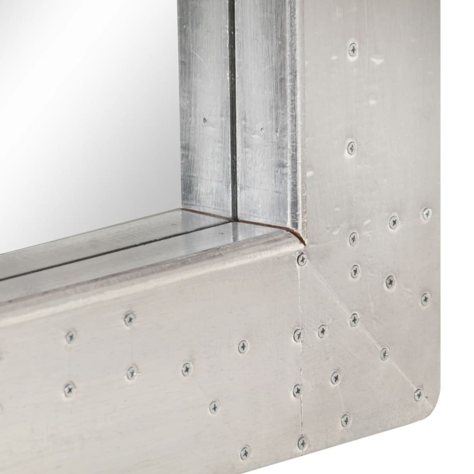 Espejo aviador de metal 110x50