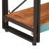 Estantería de 3 niveles de madera maciza reciclada 140x30x80