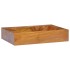 Lavabo de madera maciza de teca 50x35x10