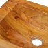 Lavabo de madera maciza de teca 50x35x10