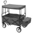 Carrito de mano plegable con capota acero