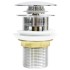 Lavabo empotrado con grifo cerámica blanco 101x39x18