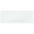 Lavabo empotrado con grifo cerámica blanco 101x39x18