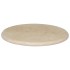 Tablero para mesa mármol color crema Ø50x2,5