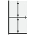 Mampara de ducha plegable vidrio ESG esmerilado 100x190