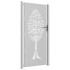 Puerta de jardín acero corten diseño árbol 105x205