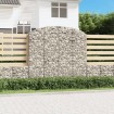 Cesta gaviones forma arco hierro galvanizado 200x30x180/200 cm
