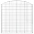 Cesta gaviones forma arco hierro galvanizado 200x30x180/200