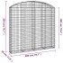 Cesta gaviones forma arco hierro galvanizado 200x30x180/200