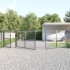 Puerta de malla de jardín acero galvanizado antracita