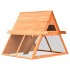 Conejera de madera maciza de pino y abeto 152x128x108