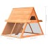 Conejera de madera maciza de pino y abeto 152x128x108
