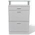 Mueble zapatero con cajón y estante superior de vidrio