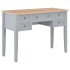Escritorio de madera gris 109,5x45x77,5