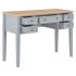 Escritorio de madera gris 109,5x45x77,5