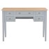 Escritorio de madera gris 109,5x45x77,5