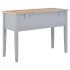 Escritorio de madera gris 109,5x45x77,5