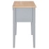 Escritorio de madera gris 109,5x45x77,5