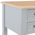 Escritorio de madera gris 109,5x45x77,5
