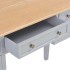 Escritorio de madera gris 109,5x45x77,5
