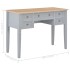 Escritorio de madera gris 109,5x45x77,5