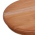 Mesa auxiliar de madera maciza de caoba natural 50x50x65
