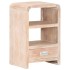 Mesita de noche de madera maciza de acacia 40x30x60