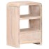 Mesita de noche de madera maciza de acacia 40x30x60
