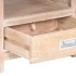 Mesita de noche de madera maciza de acacia 40x30x60