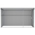Cobertizo de jardín de pared acero galvanizado 118x288x178