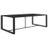 Mesa de comedor de jardín aluminio gris antracita
