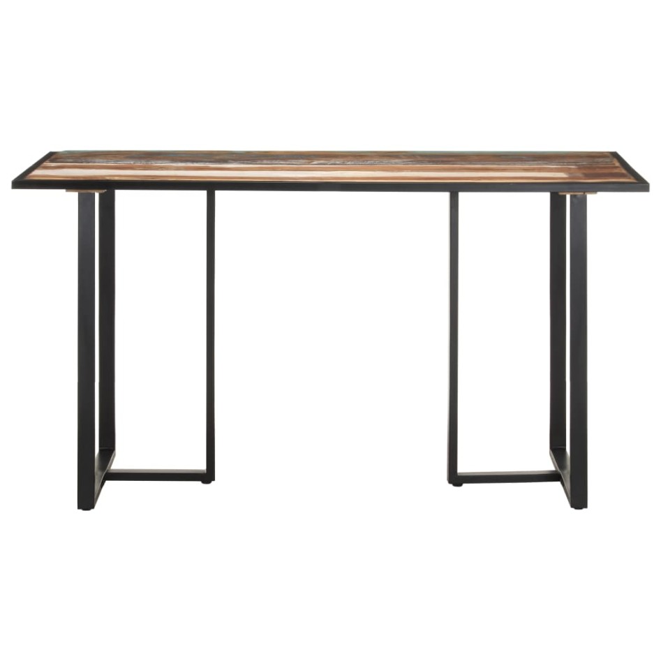 Mesa de comedor de madera maciza reciclada 140