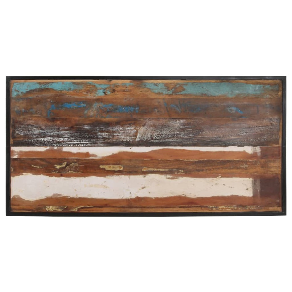 Mesa de comedor de madera maciza reciclada 140