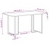 Mesa de comedor de madera maciza reciclada 140