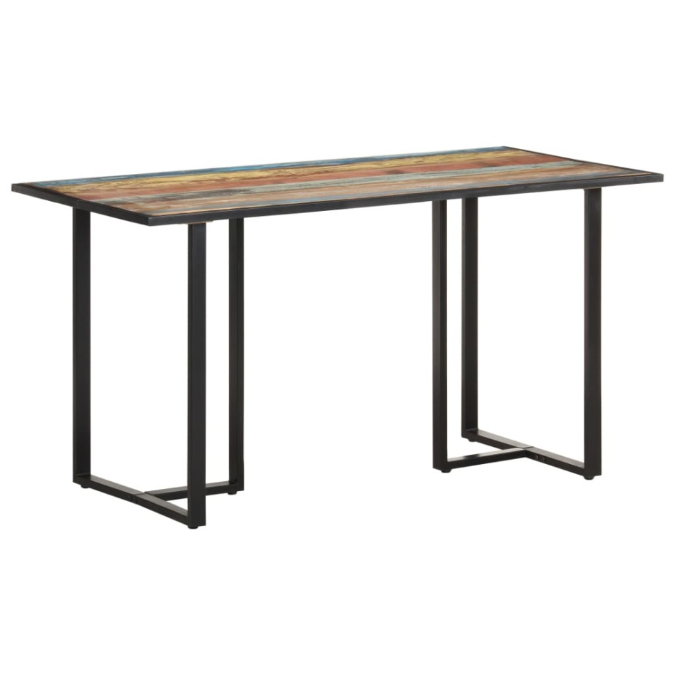 Mesa de comedor de madera maciza reciclada 140