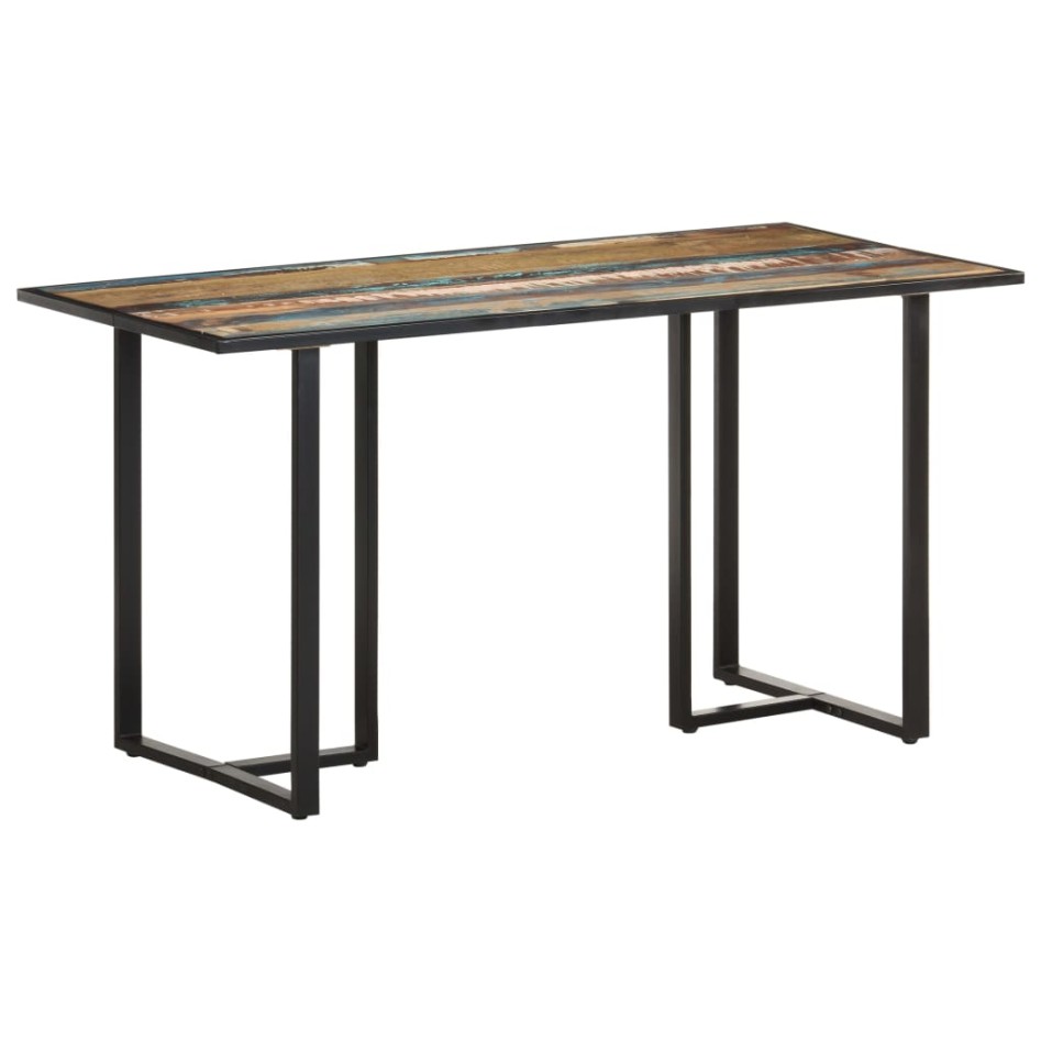 Mesa de comedor de madera maciza reciclada 140